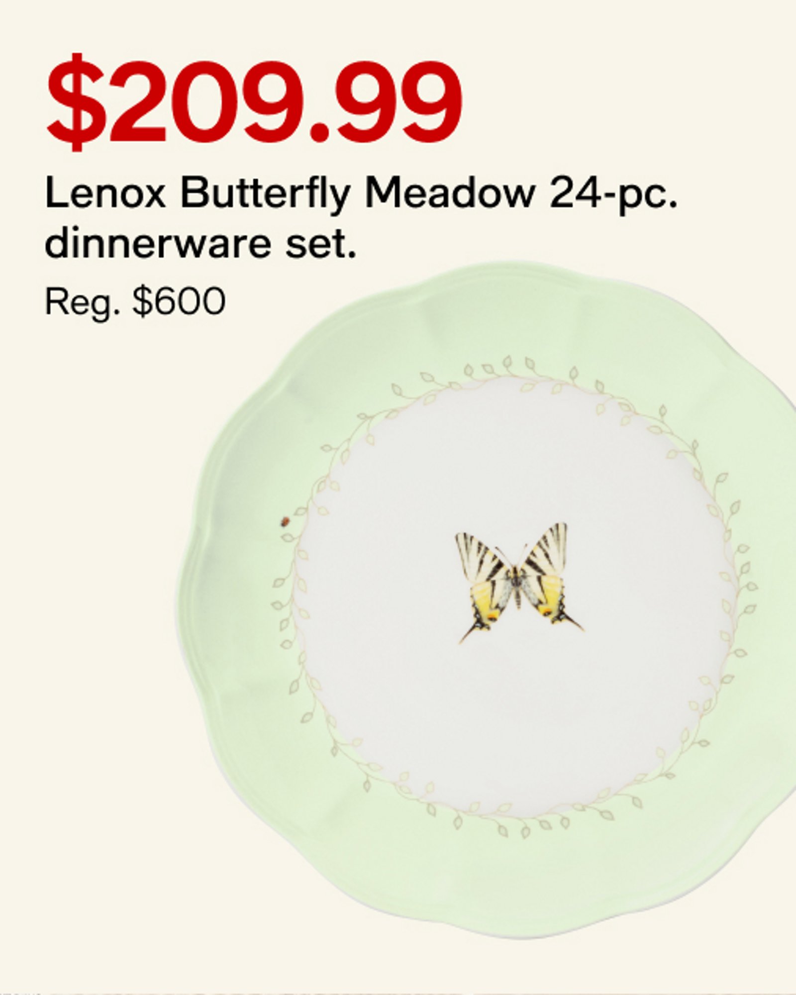 24- pc. dinnerware set