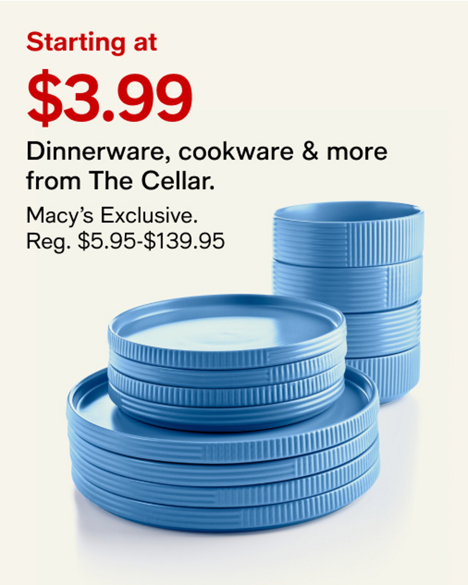 Dinnerware, cookware